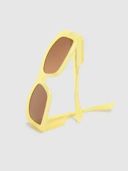Port Tanger Square Sunglasses in 0% Acetate, photo 2 of 5 from LUISAVIAROMA