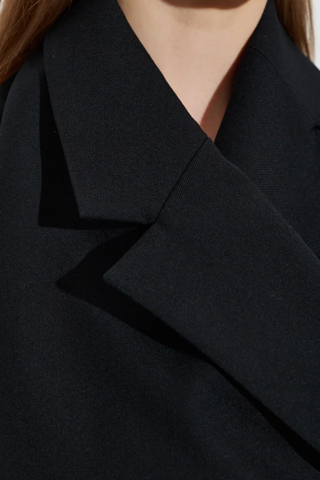 Dries Van Noten backless wool twill top, photo 4 of 4 from SENSER