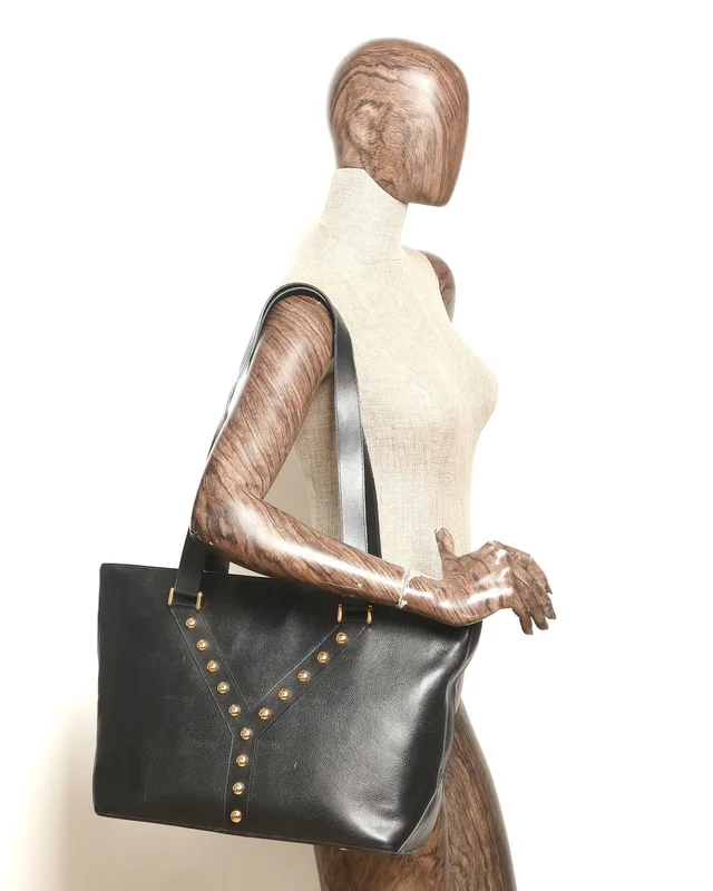 Saint Laurent Stud Y Tote Bag in Leather from A Retro Tale, photo 7 of 7