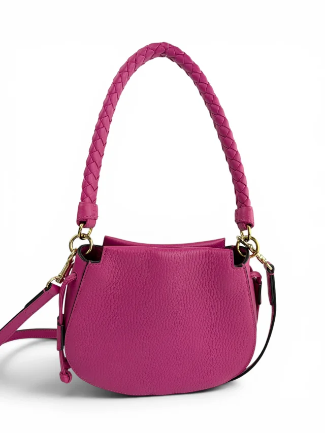 Dark Pink (“Mulberry Pink”) Mini Iris Hobo in Pink Caviar leather from Season 2 Consign, photo 3 of 9