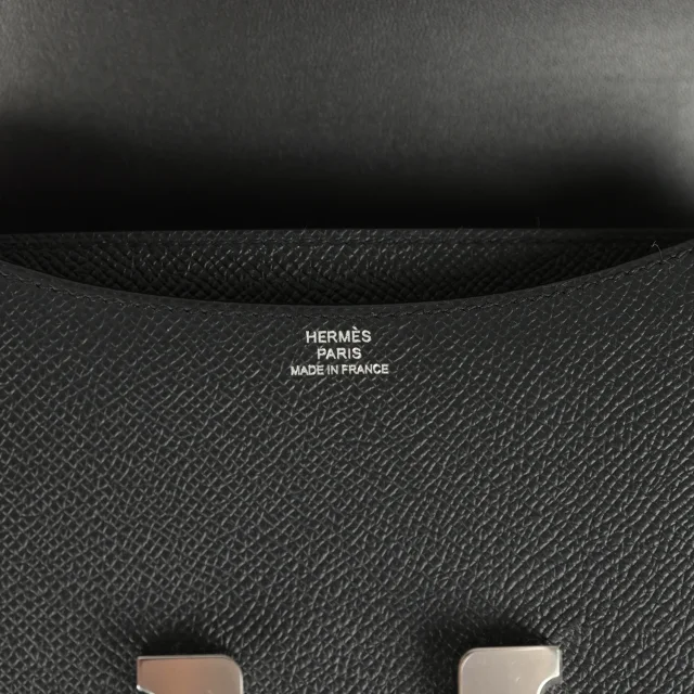 Hermès Constance 18 Black Epsom Palladium Hardware in Black Epsom leather from Madison Avenue Couture, photo 8 of 9
