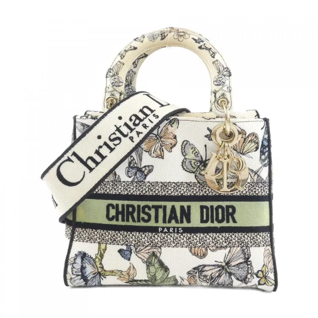 Dior Toile de Jouy Mexico Lady D-lite Medium Bag in Canvas from The Reluxe