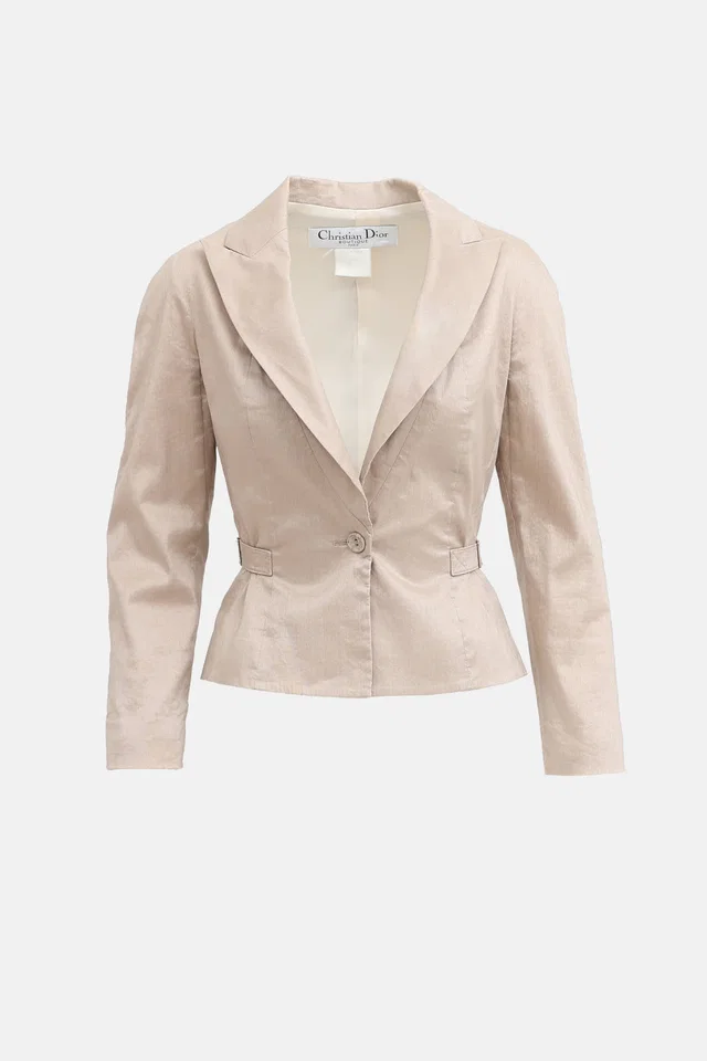 Dior C. 2000s Cinch Waist Blazer from VSP Consignment