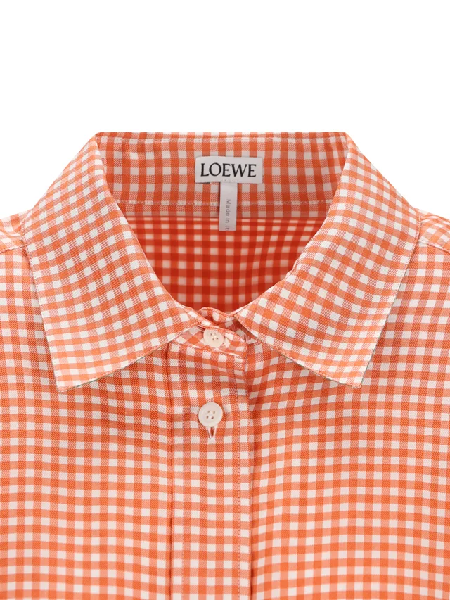 Loewe Long Sleeve Checked Shirt, photo 6 of 9 from SENSER