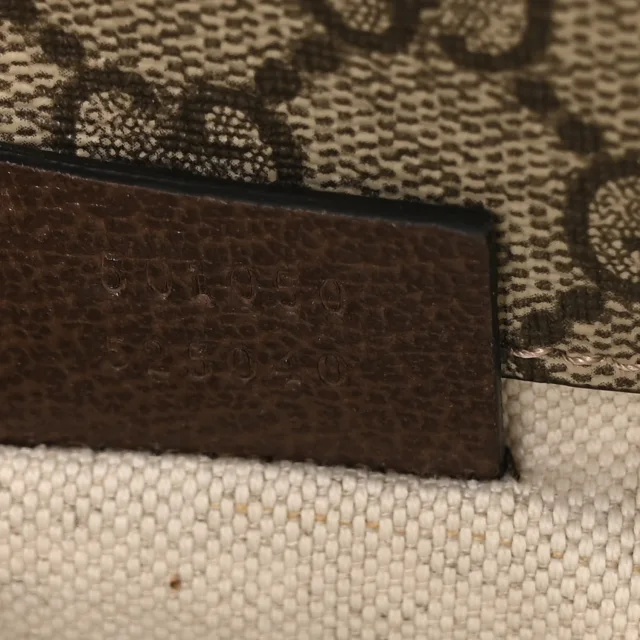 Gucci GG Supreme Monogram Web Small Neo Vintage Double Flap Messenger Bag Beige New Acero in Beige Coated canvas from FASHIONPHILE, photo 7 of 11