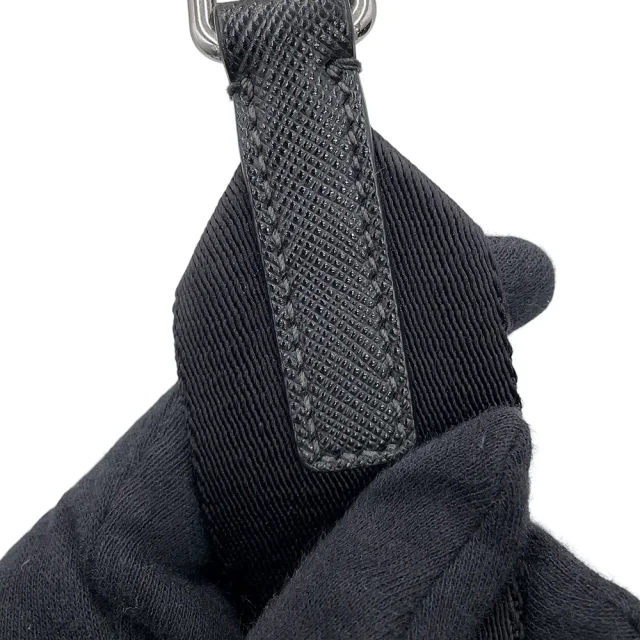 Prada Re-Nylon Shoulder Bag Black2VH113_2DMH_F0002_V_XOP Nylon Saffiano LeatherLeather in Saffiano leather from GALLERY RARE, photo 13 of 17