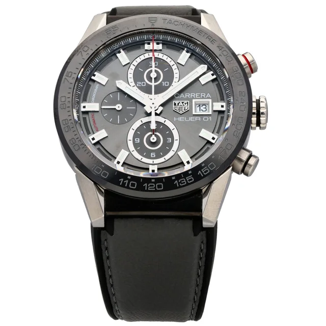 TAG Heuer Carrera CAR201W-0 43mm Stainless Steel Watch from H&T