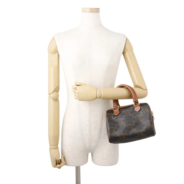 Celine Small Boston Tan113772 PVC Leather Size Small in Leather from GALLERY RARE, photo 5 of 15