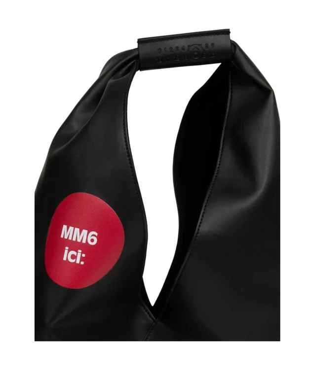 Mm6 Maison Margiela Japanese sticker-print tote bag, photo 6 of 8 from SENSER