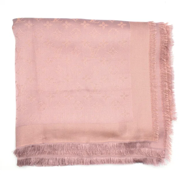 Louis Vuitton Monogram Shine Shawl in Woven leather from HEWI