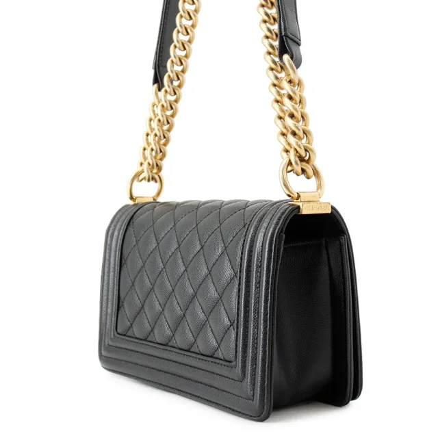 Boy Chanel ChainShoulder Bag BlackA67085 Caviar Leather Size Small in Caviar leather from GALLERY RARE, photo 2 of 14