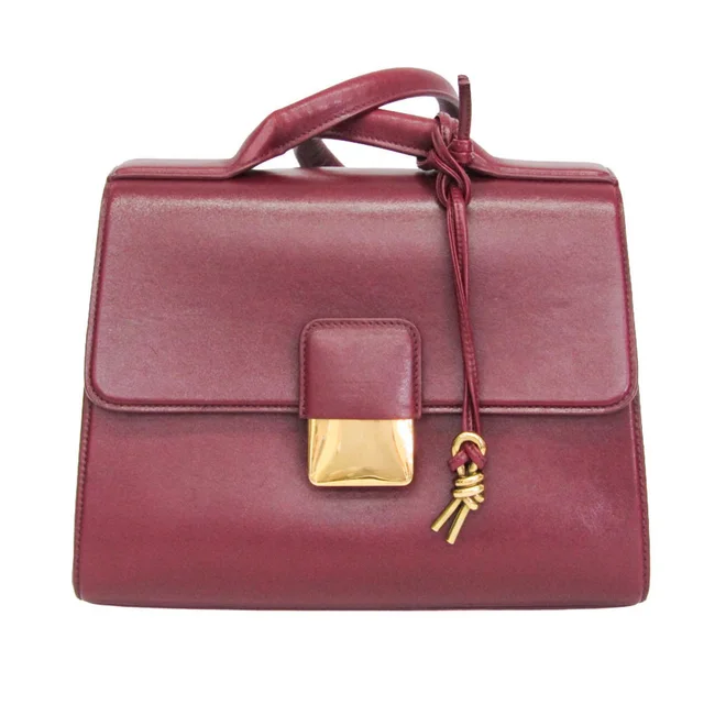 Bottega Veneta Desire Men,Women Leather Shoulder Bag Bordeaux in Bordeaux Leather from Elady