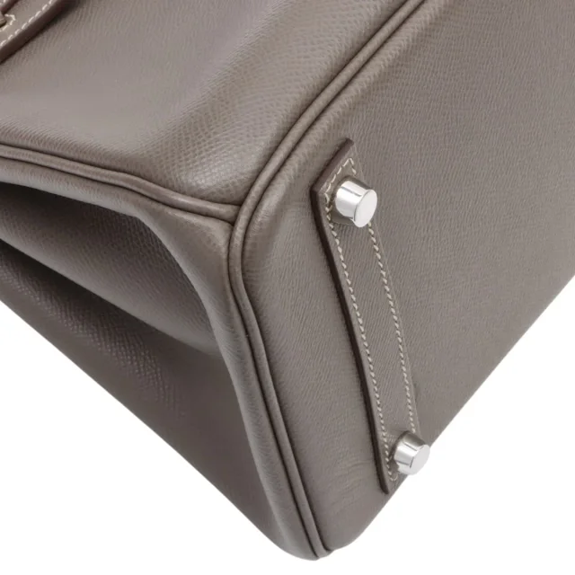 Hermès 2011 Cartier Candy Barkin 30 Etoupe/Blue Tauraasa from VINTAGE QOO TOKYO, photo 7 of 14