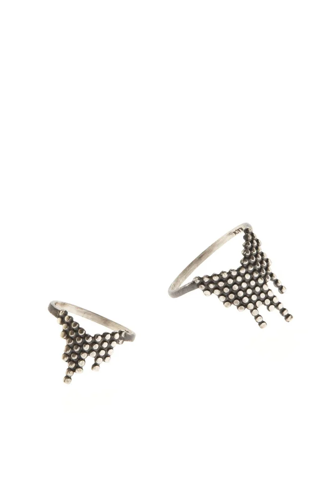 Maria Black Cascade Ring, Oxidized Silver from Cultstatus, photo 1 of 1
