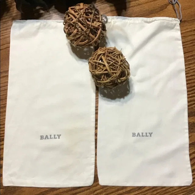 Set Of Two Bally Drawstring Cotton Bags 131/2 X7 from Poshmark