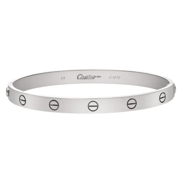 Cartier LOVE bracelet in White White Gold from Gray And Sons