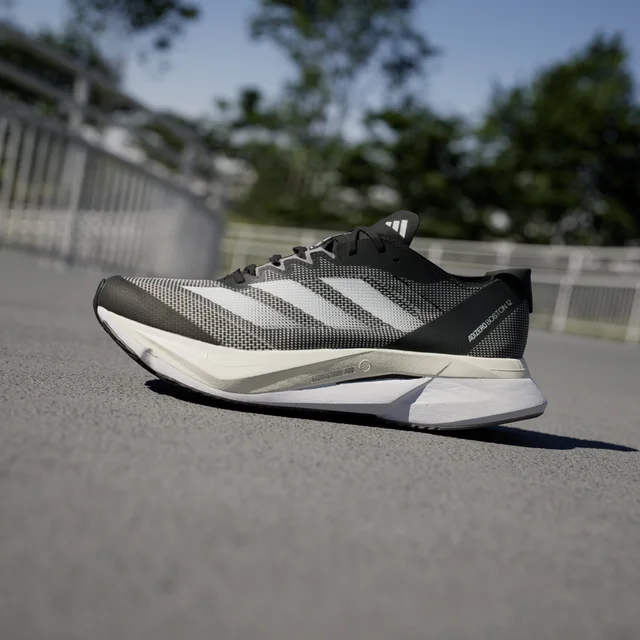 Adidas Adizero Boston 12 Running Shoes in Black, photo 4 of 7 from adidas (US)