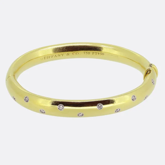 Tiffany & Co. Diamond Etoile Bangle from The Vintage Jeweller