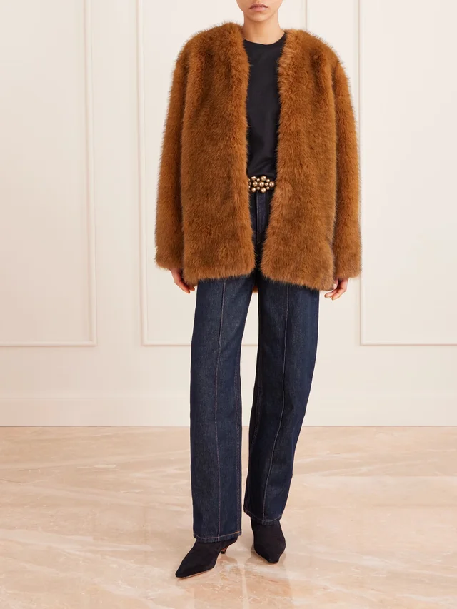 ISABEL MARANT Drolane paneled straight jeans in Blue, photo 2 of 2 from NET-A-PORTER (Canada)