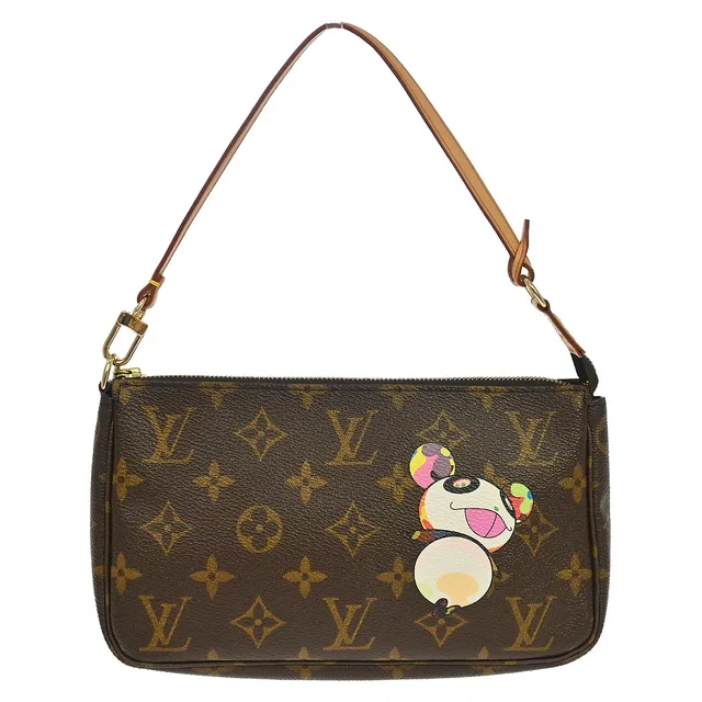 Louis Vuitton 2004 Monogram Panda Pochette Accessoires Handbag M51981 in Coated canvas from AMORE Vintage Tokyo