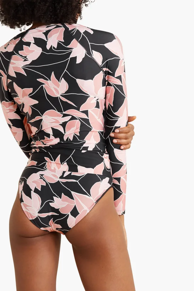 Beach Riot Chelsea Floral-Print Bikini Briefs in Black, photo 3 of 5 from THE OUTNET