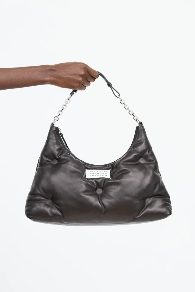 Maison Margiela Glam Slam Hobo Bag in Leather from VSP Consignment