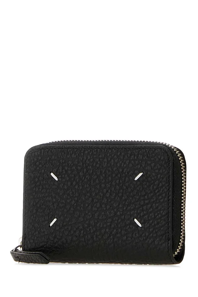 Maison Margiela Holder Wallet — Black in Black Leather from HEWI, photo 2 of 2