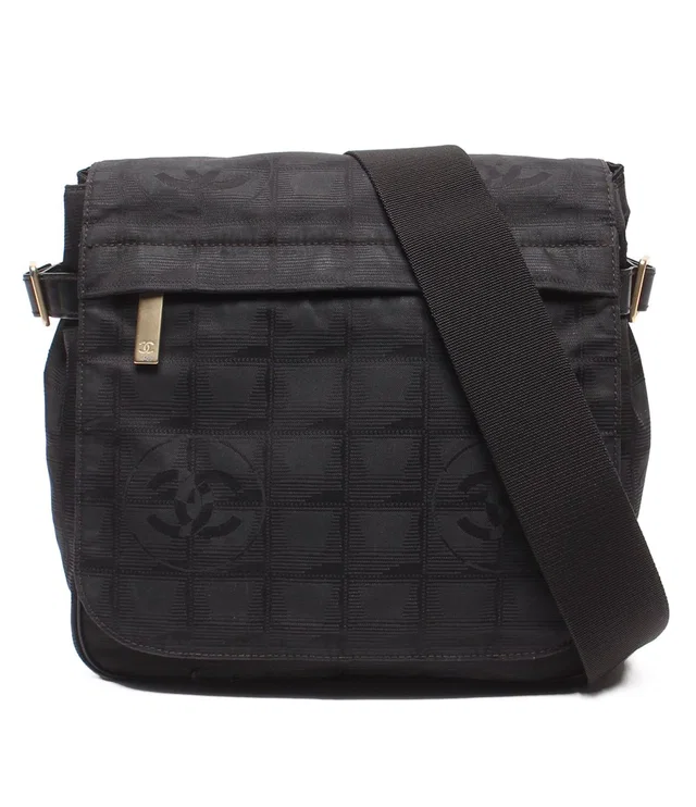 Chanel Shoulder Bag Crossbody Gold New Travel Line in Gold from The Reluxe