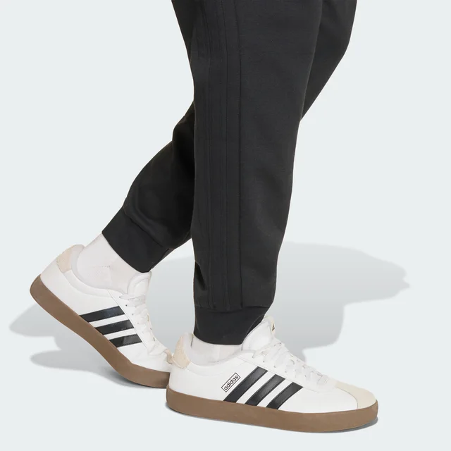Adidas Essentials 3-Stripes Fleece Pants in Black, photo 6 of 6 from adidas (US)