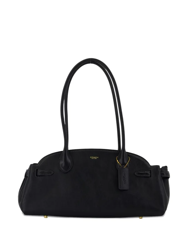 Coach Empire Carryall 34 leather shoulder bag in Black, photo 4 of 4 from FARFETCH