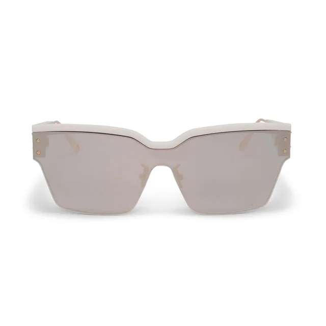 Dior DiorClub Square Shield Sunglasses in White from Blue Spinach
