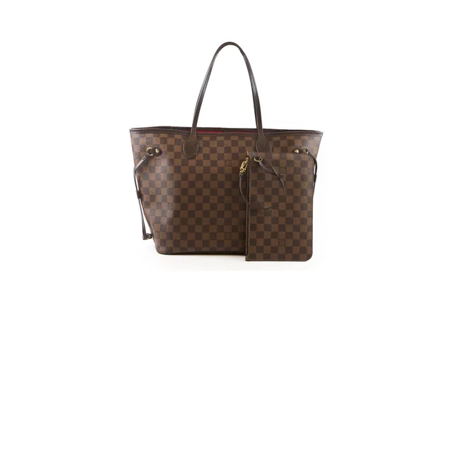 Louis Vuitton Neverfull MM Damier Ebene in Brown Canvas from The Purse Affair