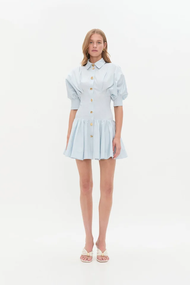 AJE Alexa Mini Dress in Blue from Aje, photo 1 of 1