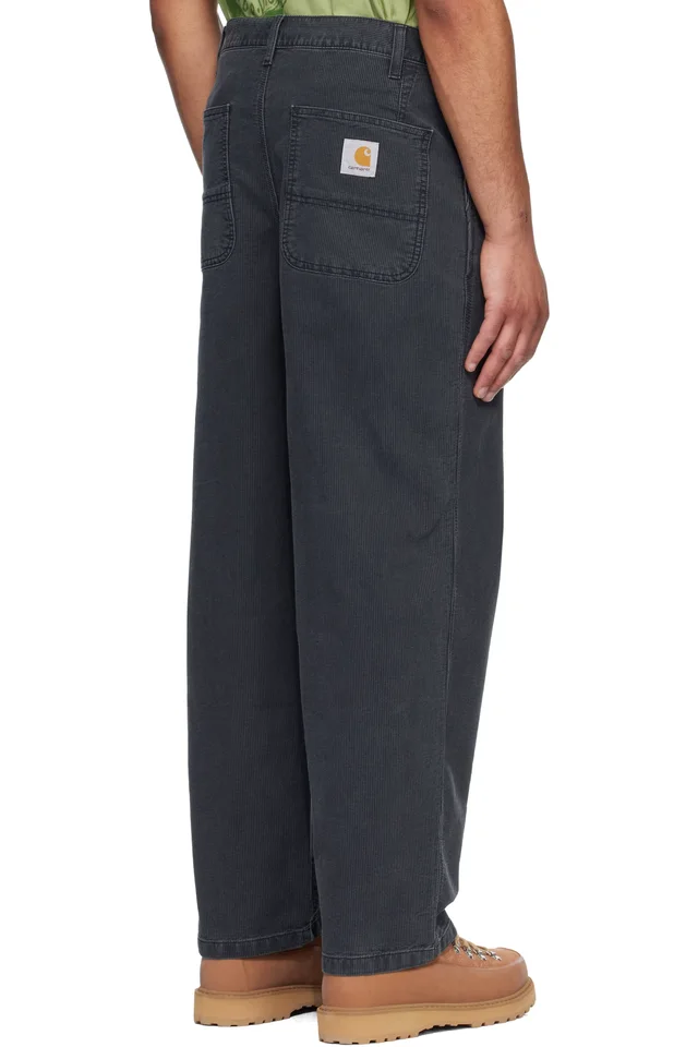 Carhartt Work In Progress Black Parrish Corduroy Trousers, photo 3 of 4 from SSENSE