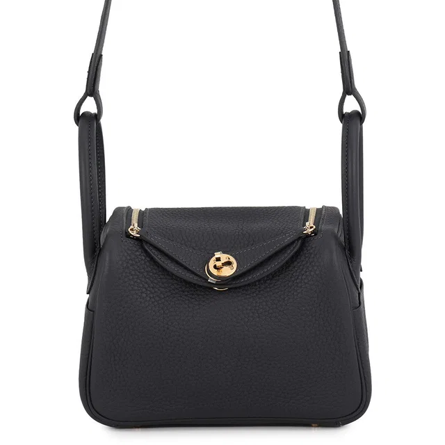 Hermès Lindy Caban Taurillon Clemence Size Mini in Clemence leather from GALLERY RARE