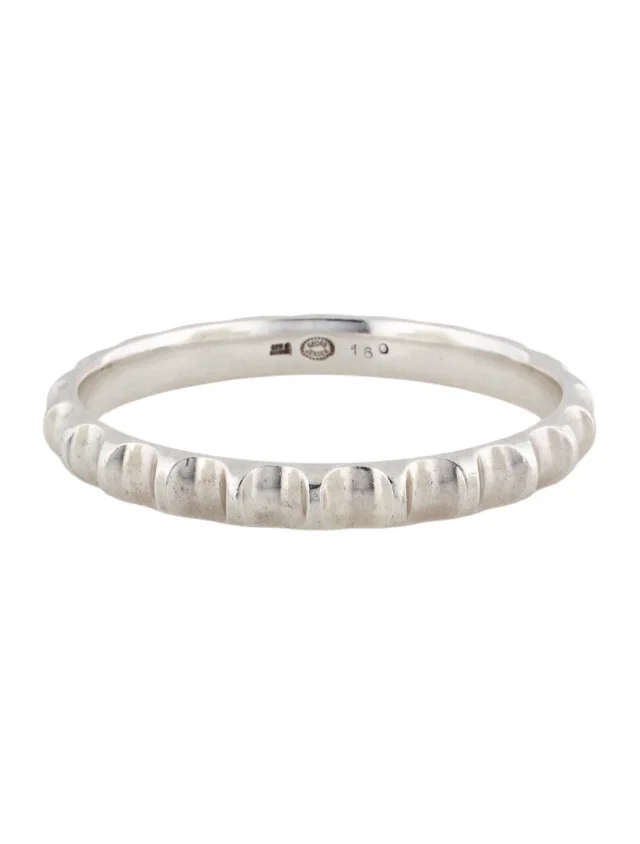 Georg Jensen Ridged Bangle Bracelet, 8.5" in multicolor from The RealReal