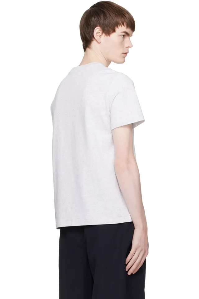 A.P.C. Gray Standard 'Rue Madame' T-shirt, photo 3 of 3 from SSENSE