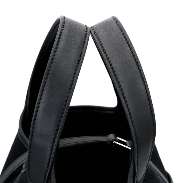 Hermès Picotin Lock PM Cargo Noir (89) in Black Swift leather from Ginza Xiaoma, photo 3 of 4