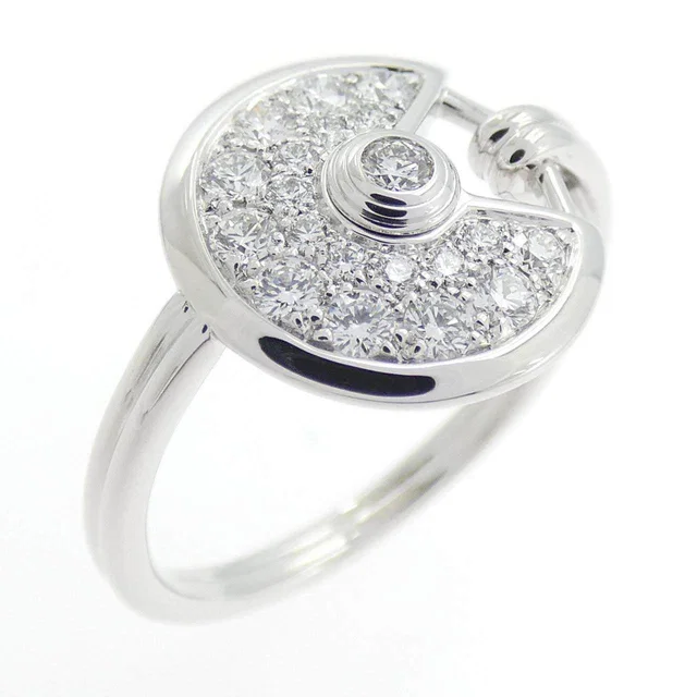 Cartier Amulette Au750 Diamond Ring Size 8 from LuxUness