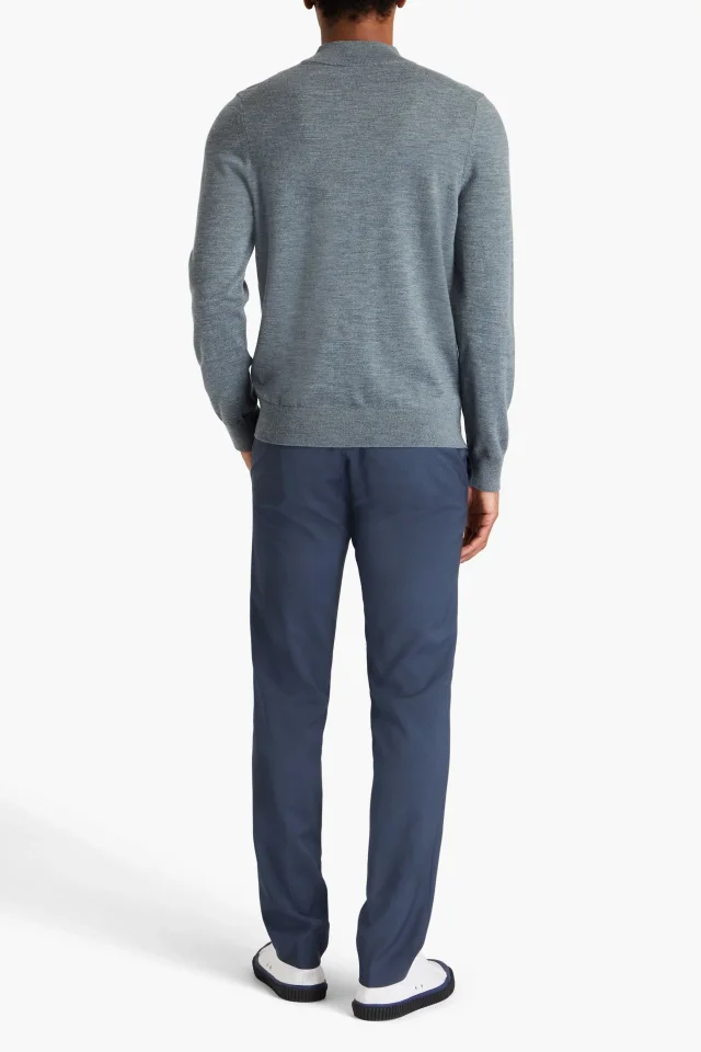 Sandro Wool Mélange Turtleneck Sweater, photo 3 of 4 from THE OUTNET