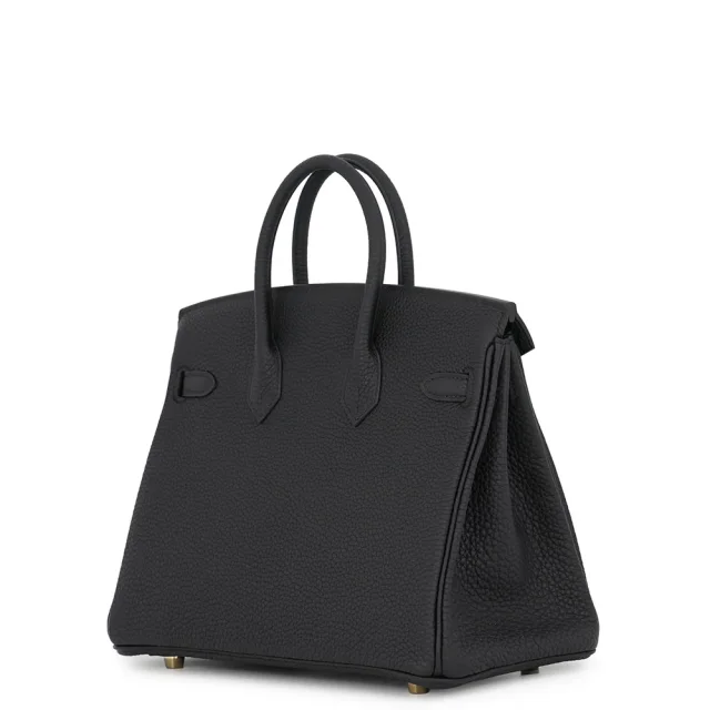 Hermès Birkin Black Togo Leather Size 25 in Black Togo leather from GALLERY RARE, photo 4 of 9