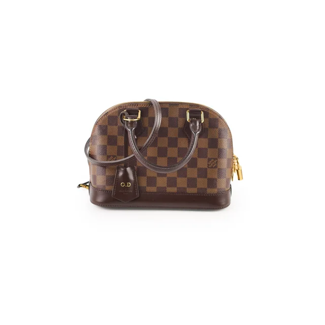 Louis Vuitton Alma BB Damier Ebene in Brown Canvas from The Purse Affair
