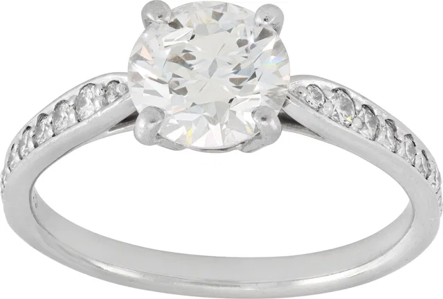 Tiffany & Co. diamond ring in Platinum from Gray And Sons