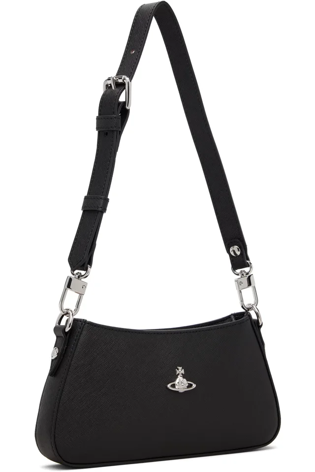 Vivienne Westwood Black Tasha Shoulder Phone Bag, photo 2 of 4 from SSENSE