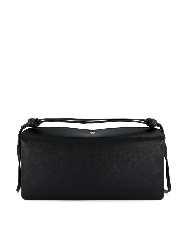 Celine Shoulder bag with Triomphe plaque in black leather Woman, photo 3 of 4 from SENSER