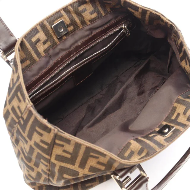 Fendi Zucca Canvas Tote Bag in Brown Canvas from LuxUness, photo 3 of 10