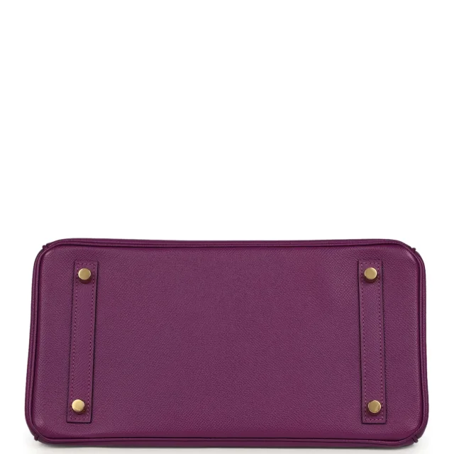 Hermès Birkin 30 Anemone Epsom Gold Hardware in Epsom leather from Madison Avenue Couture, photo 6 of 9