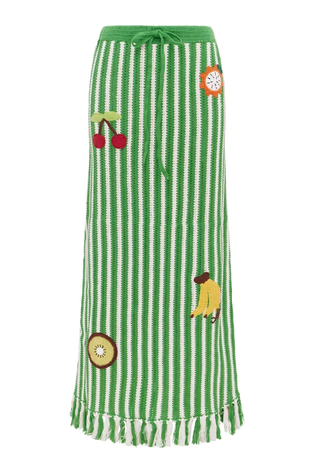 2601 - SUMMER 26 SUNDAE GREEN SKIRT EXCLUSIVE from Alemais, photo 1 of 1
