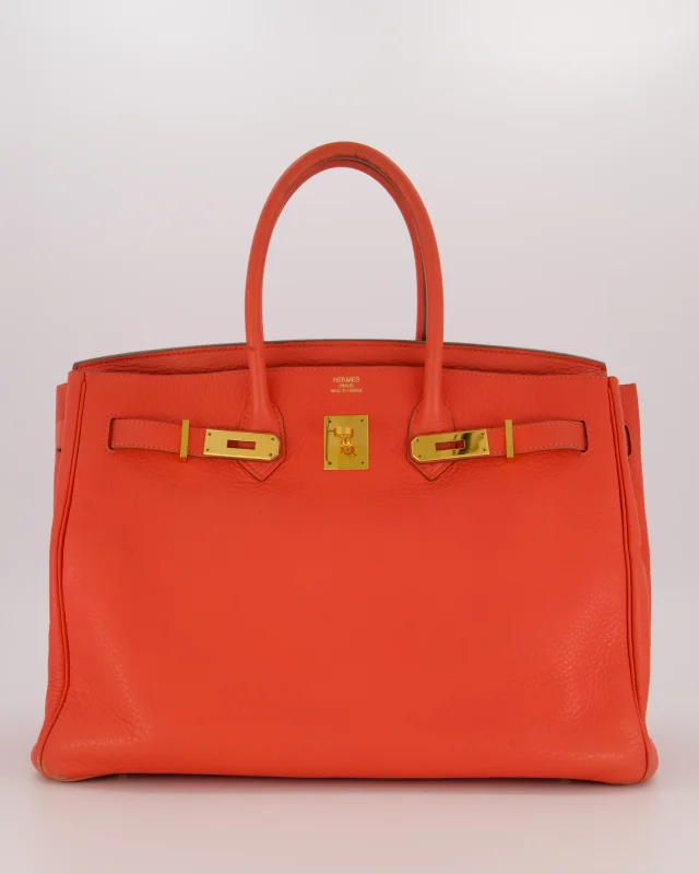Hermès Birkin Retourne 35 Bag in Pink Togo leather from Sellier, photo 21 of 21