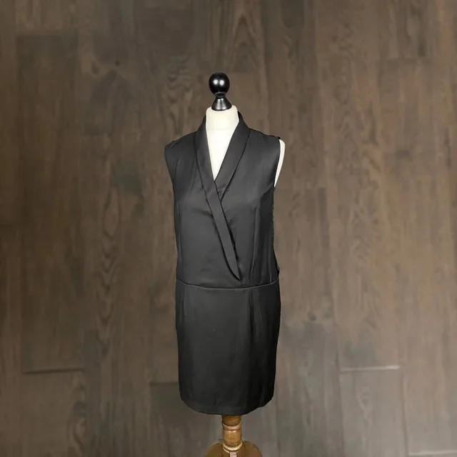 Maison Margiela Mm6 Dress Size 40 Black Sleeveless Womens in black from Grailed
